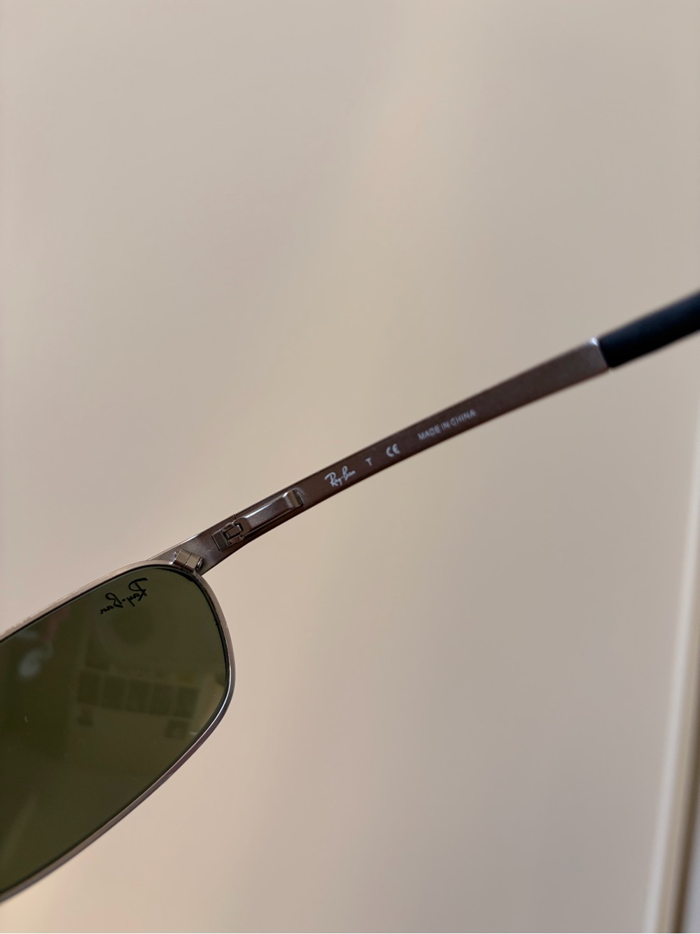 Vintage Ray-Ban Silver Rectangle Sunglasses Y2K Slim Metal Frame - Picture 5 of 7